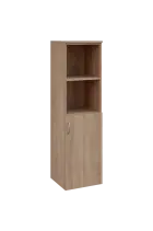 N 4 - 4DN2 kancelářská skříň, 1-dveřová/nika, pravá, 1450x400x400, dub bardolino